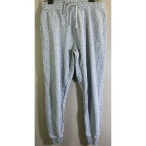 Gymshark Gray Joggers Mens Large Sweatpants Cotton Blend